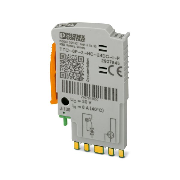 TTC-6P-2-HC-24DC-I-P — Штекерный модуль для защиты от импульсных перенапряжений
