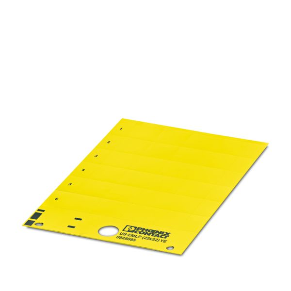 US-EMLP (22X22) YE CUS — Пластиковая табличка