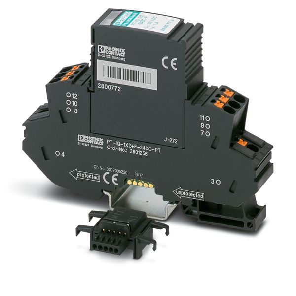 PT-IQ-1X2+F-24DC-PT — Устройство защиты от импульсных перенапряжений