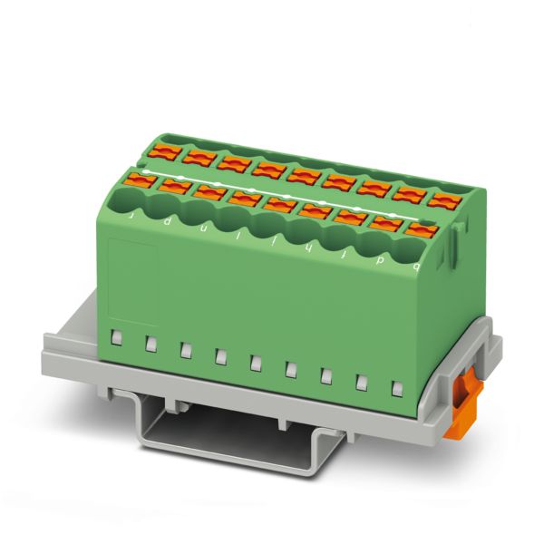 PTFIX 18X2,5-NS35 GN — Распределительный блок