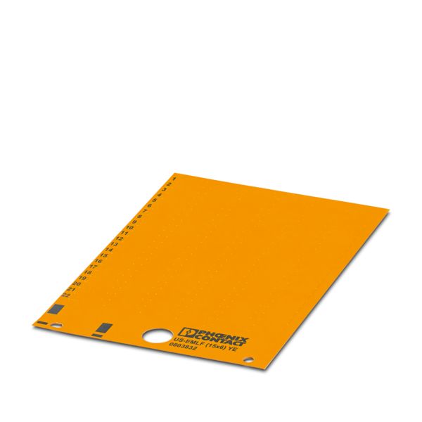 US-EMLF (15X6) YE — Этикетка