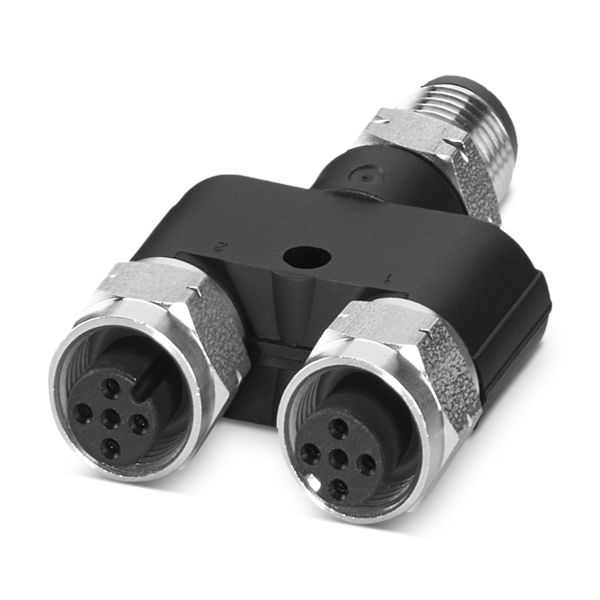 SAC-5P-M12Y/2XM12FS VP S21 BK VA — Y-разветвитель