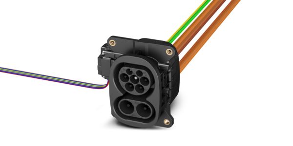 CHARX T2HBI12-3AC32DC200-2,0M6 — Зарядная розетка на электромобиле