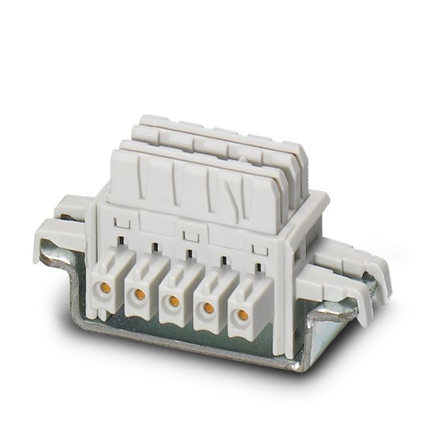 ME 6,2 TBUS-2 1,5/5-ST-3,81 VPE5 KMGY — Шинный соединитель для установки на монтажную рейку
