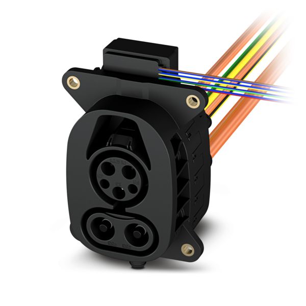 CHARX T1HBI12-1AC80DC250-2,0M1 — Зарядная розетка на электромобиле