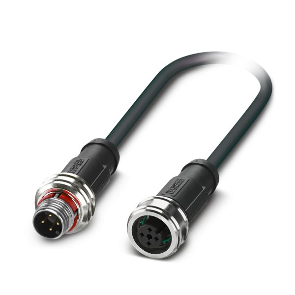 SAC-4P-P12MS/ 0,6-PUR/P12FS SH — Кабелькабель для датчиков и исполнительных устройств