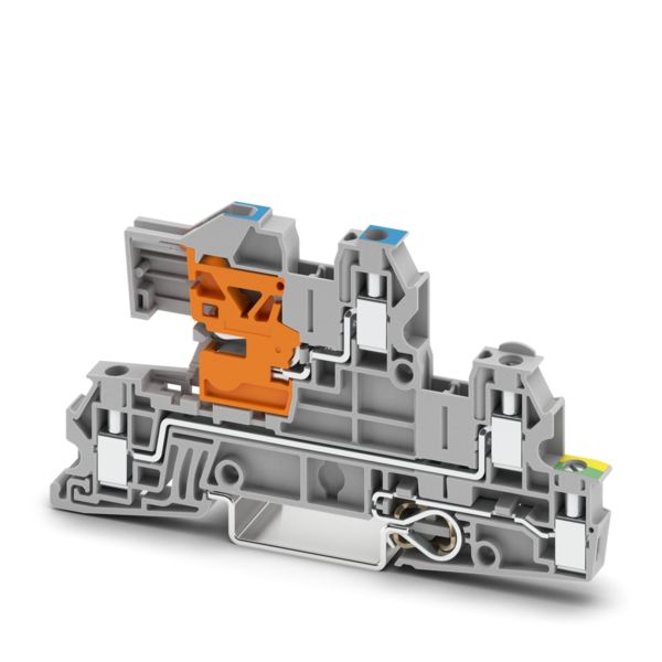 UTI 2,5-PE/L/NT — Заземляющие клеммы для выполнения проводки в зданиях
