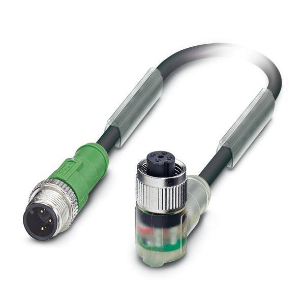 SAC-3P-M12MS/1,5-PUR/M12FR-2LB — Кабелькабель для датчиков и исполнительных устройств