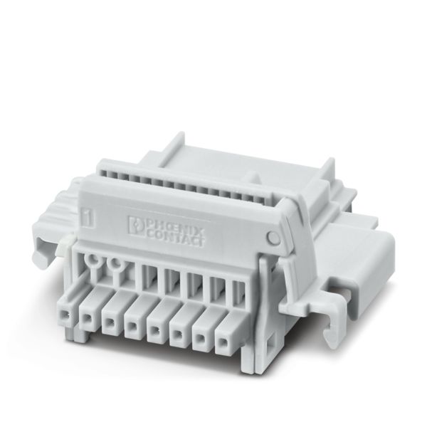 TBUS8-25,0-PPPPPPPS-7035 — Шинный соединитель для установки на монтажную рейку