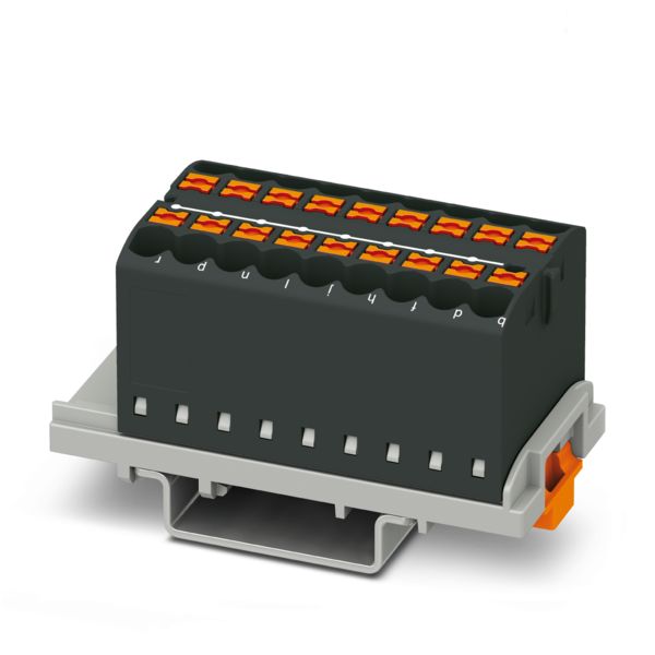 PTFIX 18X2,5-NS35 BK — Распределительный блок