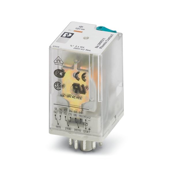 REL-OR3/LDP-12DC/3X21 — Одиночное реле