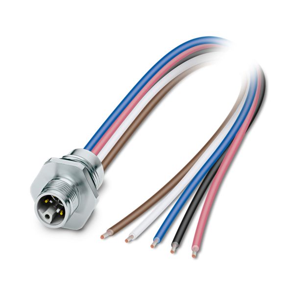 SACC-E-M12MSL-4FE-M16XL/0,2 GRX — Аппаратн. соединитель передняя стенка