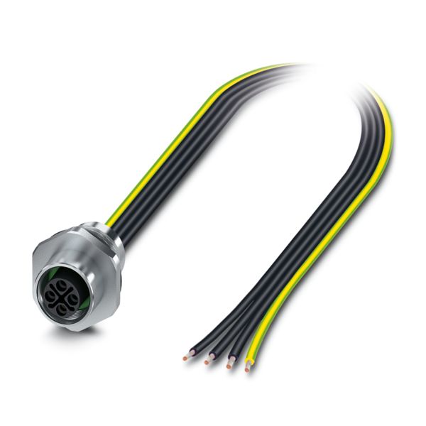 SACC-E-M12FSS-4P-M16XL/0,5 PEX — Аппаратн. соединитель передняя стенка