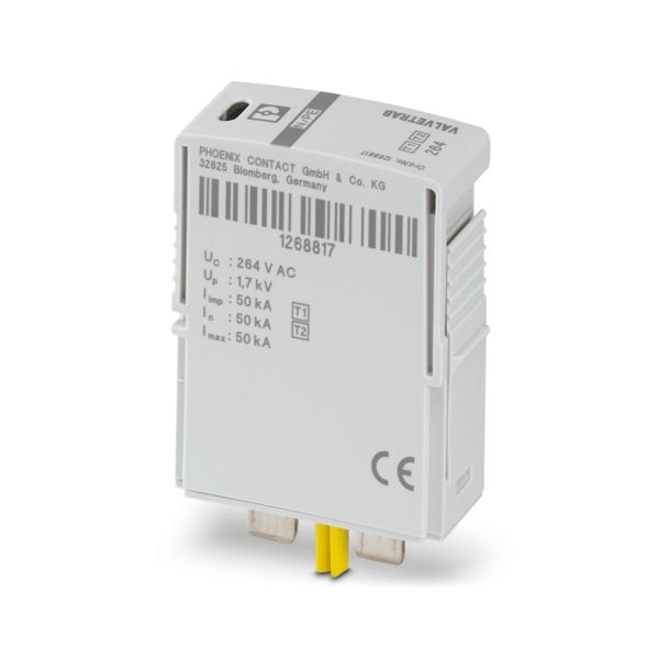 F-MS-T1/T2 50 P — Штекерный модуль для защиты от перенапряжений, тип 1/2