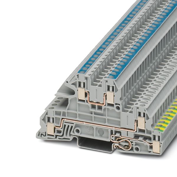 UTI 2,5-PE/L/N — Заземляющие клеммы для выполнения проводки в зданиях