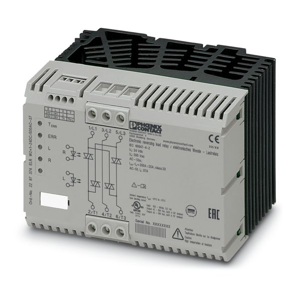ELR W2+1- 24DC/500AC-37 — Полупроводник. реверсивн. контактор