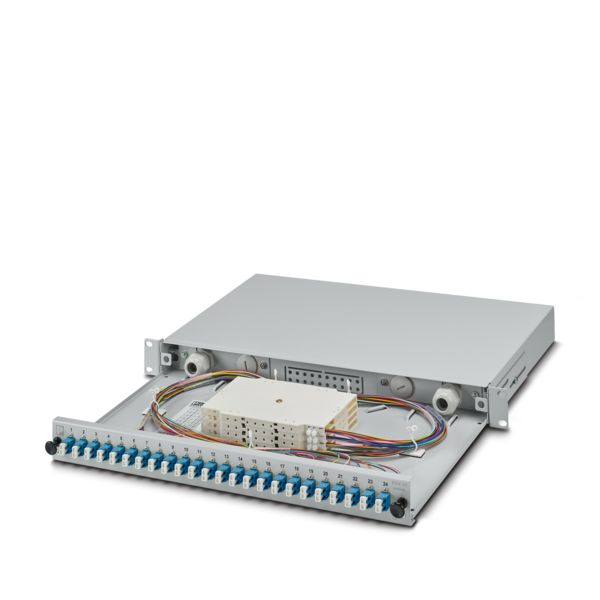 FOC-SB-FR19:1U-LCD24-OS2 BK — Оптический кросс