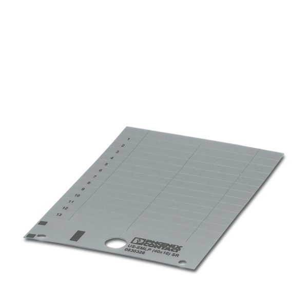 US-EMLP (40X10) SR CUS — Пластиковая табличка