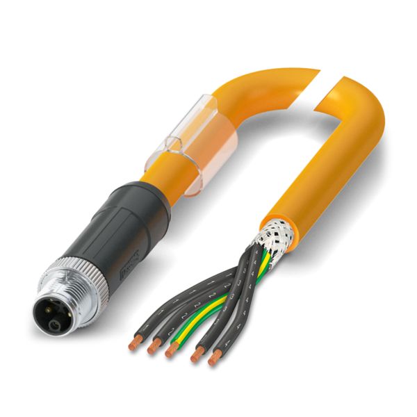SAC-5P-M12MSK/10,0-PUR PE SH — Силовой кабель