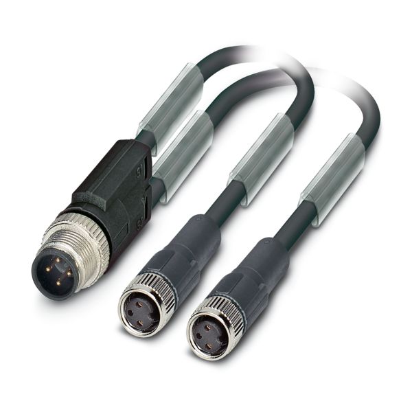 SAC-3P-M12Y/2X0,6-150/M 8FS PF — Кабелькабель для датчиков и исполнительных устройств