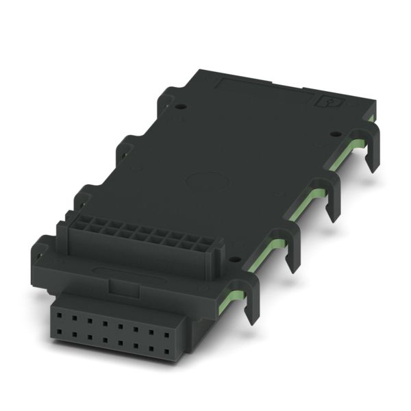 HBUS 71,6-16P-1S BK — Шинный соединитель для установки на монтажную рейку