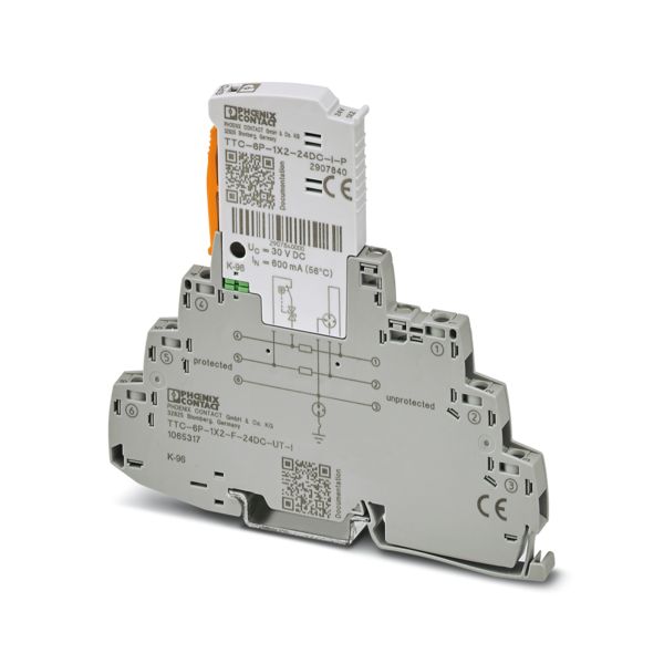 TTC-6P-1X2-F-24DC-UT-I — Устройство защиты от импульсных перенапряжений