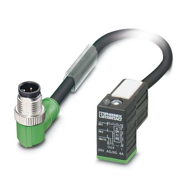 SAC-3P-M12MR/3,0-PUR/CI-1L-S — Кабелькабель для датчиков и исполнительных устройств