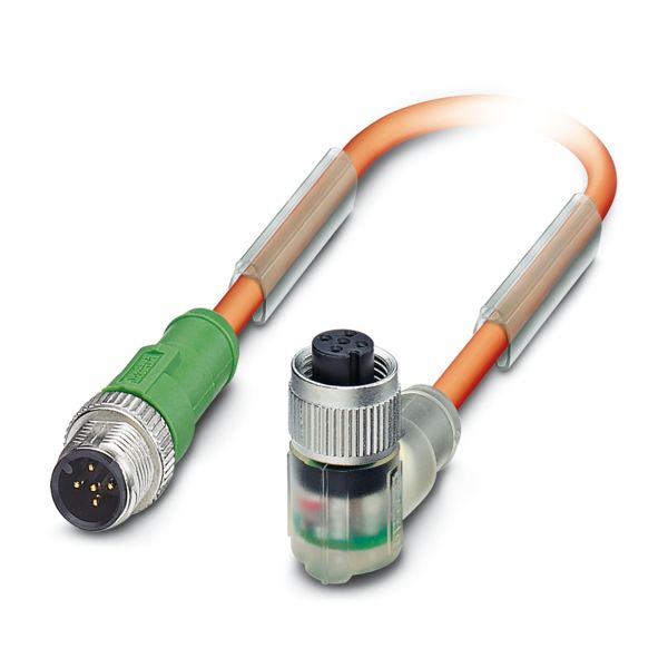SAC-5P-M12MS/ 1,0-PUR/M12FR3LVW — Кабелькабель для датчиков и исполнительных устройств