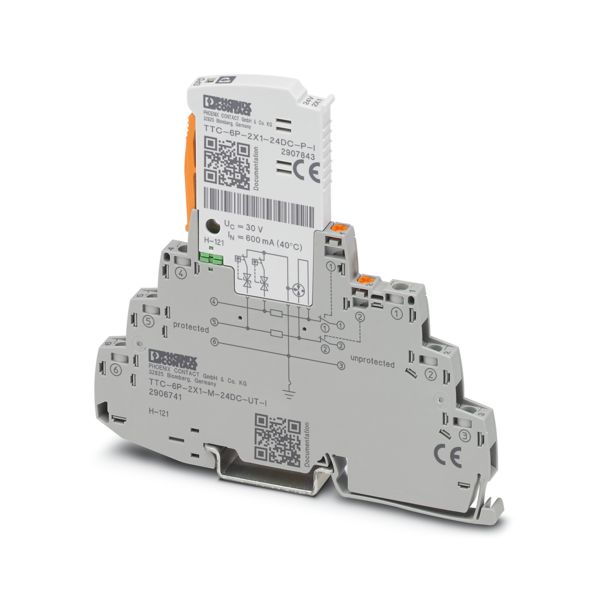 TTC-6P-2X1-M-24DC-UT-I — Устройство защиты от импульсных перенапряжений