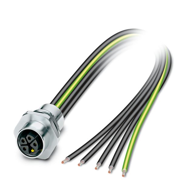 SACC-E-M12FSK-4PE-M16XL/0,2 — Аппаратн. соединитель передняя стенка