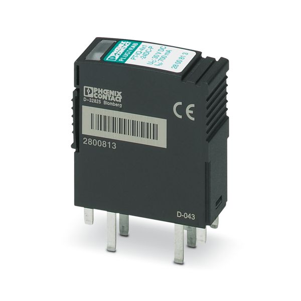 PT-IQ-4X1-24DC-P — Штекерный модуль для защиты от импульсных перенапряжений