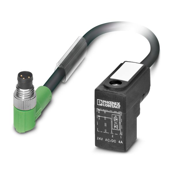 SAC-2P-M 8MR/0,68-PUR/CI-1L-Z — Кабелькабель для датчиков и исполнительных устройств