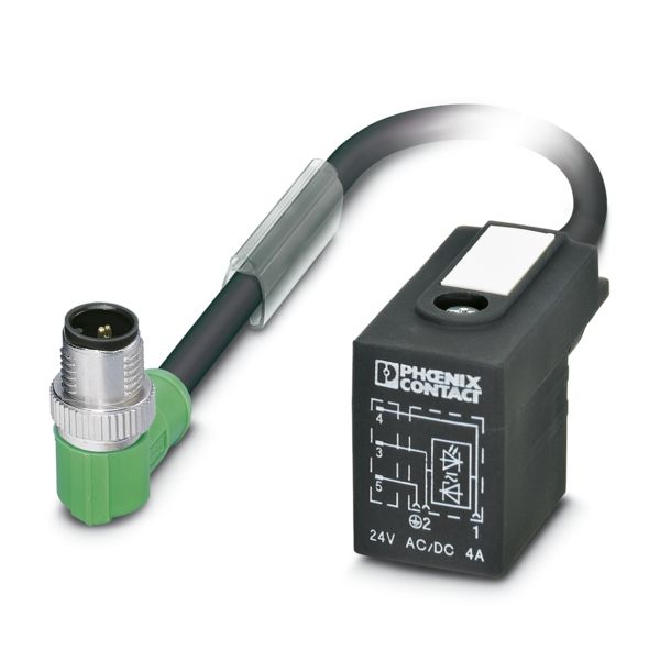 SAC-3P-MR/ 0,3-PUR/BI-1L-Z SCO — Кабелькабель для датчиков и исполнительных устройств