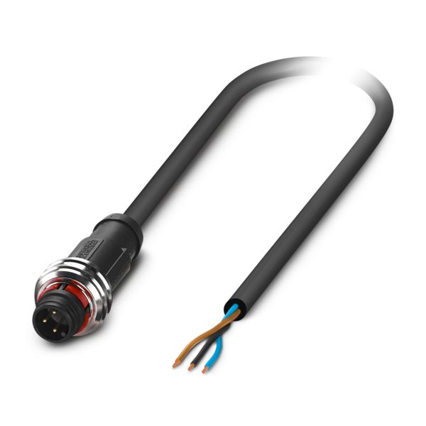 SAC-3P-P12MS/ 1,5-PUR — Кабелькабель для датчиков и исполнительных устройств