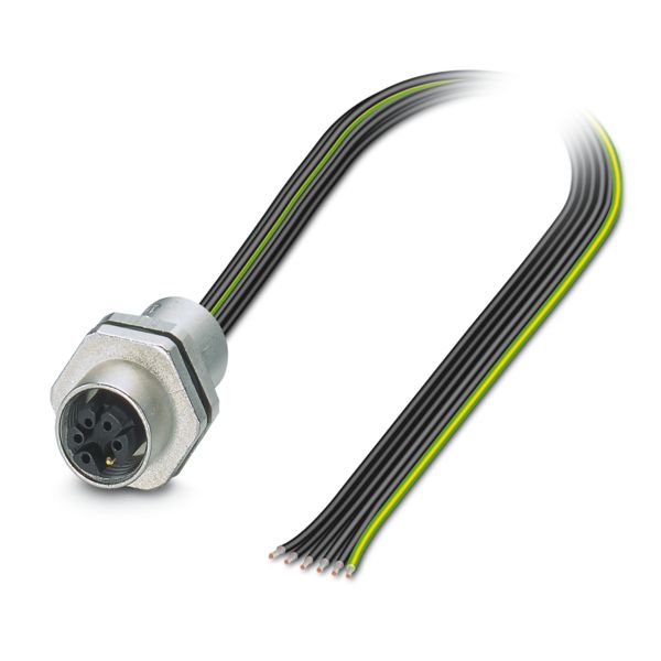 SACC-E-M12FSM-5PE-M16XL/0,2X — Аппаратн. соединитель передняя стенка