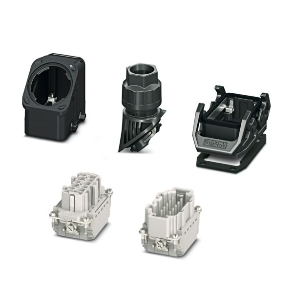 HC-EVO-B10PT-BWD-HL-M25-PLRBK — Комплект вставных соединителей