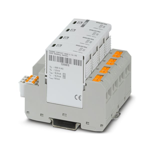 VAL-MS-T1/T2 335/12.5/3+1-FM-PT — Молниеотвод / разрядник для защиты от импульсных перенапряжений типа 1/2