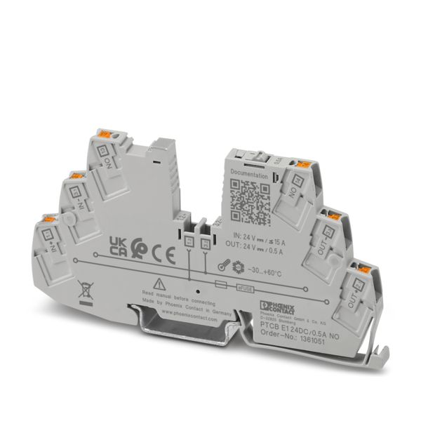 PTCB E1 24DC/0.5A NO — Электронный защитный выключатель