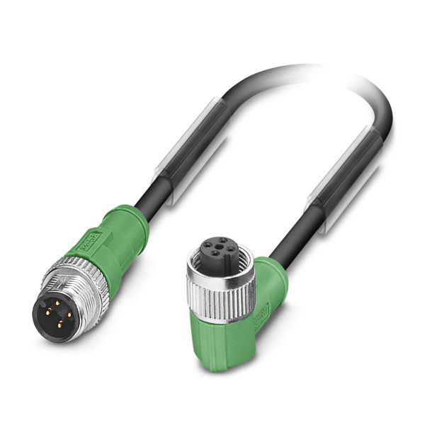 SAC-4P-M12MS/ 0,5-PUR/M12FR P — Кабелькабель для датчиков и исполнительных устройств