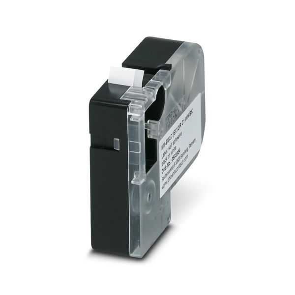 MM-EMLC (EX12)R C1 WH/BK — Тканевая этикетка