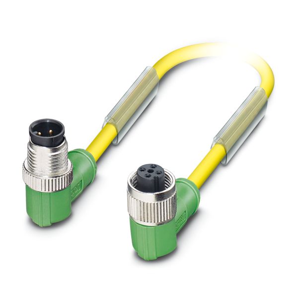 SAC-4P-M12MR/1,5-PUR/M12FR D — Кабелькабель для датчиков и исполнительных устройств