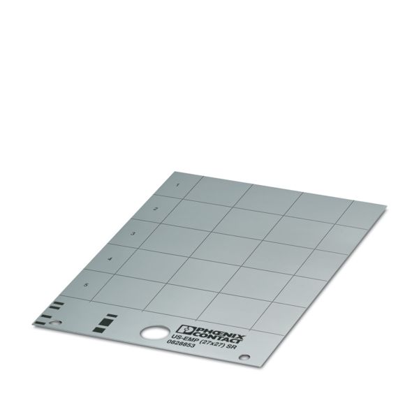 US-EMP (27X27) SR CUS — Фиксируемые таблички