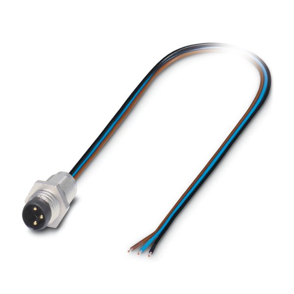 SACC-E-M 8MS-3CON-M8/0,5 — Аппаратн. соединитель передняя стенка