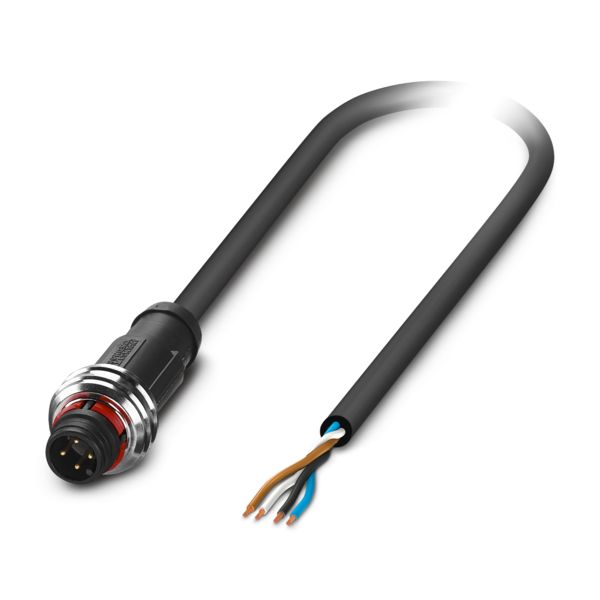 SAC-4P-P12MS/ 3,0-PUR — Кабелькабель для датчиков и исполнительных устройств