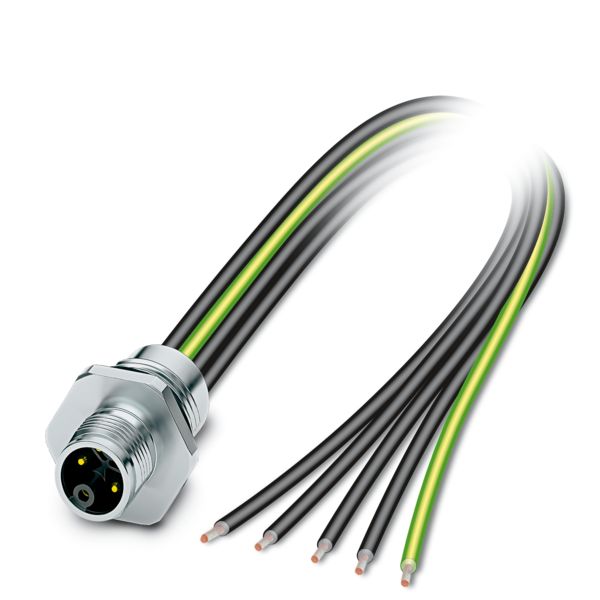 SACC-E-M12MSK4PE-M16XL/0,2-1,5 — Аппаратн. соединитель передняя стенка