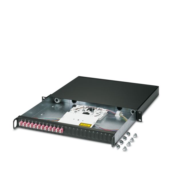 FOC-SB-FRAME-19-LC:12-OM4 BK — Оптический кросс
