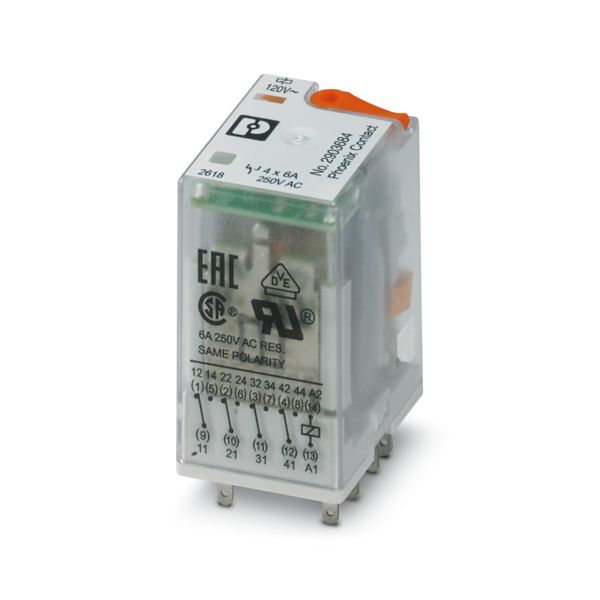 REL-IR4/L-120AC/4X21AU — Одиночное реле