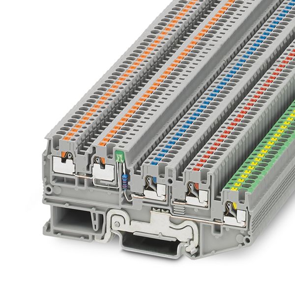 PTIO 1,5/S/4-PE-LED 24 GN — Клемма для датчиков/исполнительных устройств