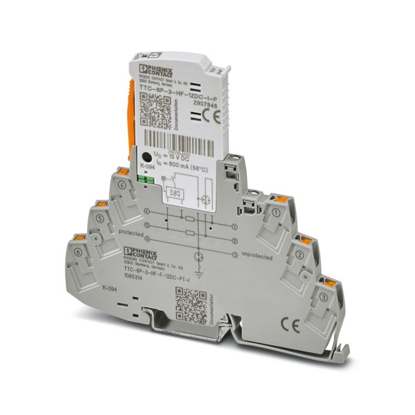 TTC-6P-3-HF-F-12DC-PT-I — Устройство защиты от импульсных перенапряжений