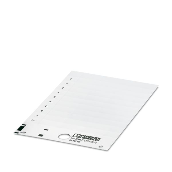 US-EMLP (27X12,5) CUS — Пластиковая табличка
